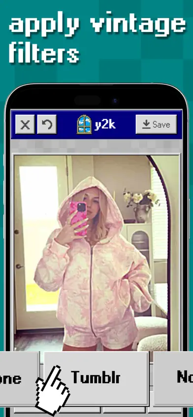 y2k: 2000s photo editor screenshot 2