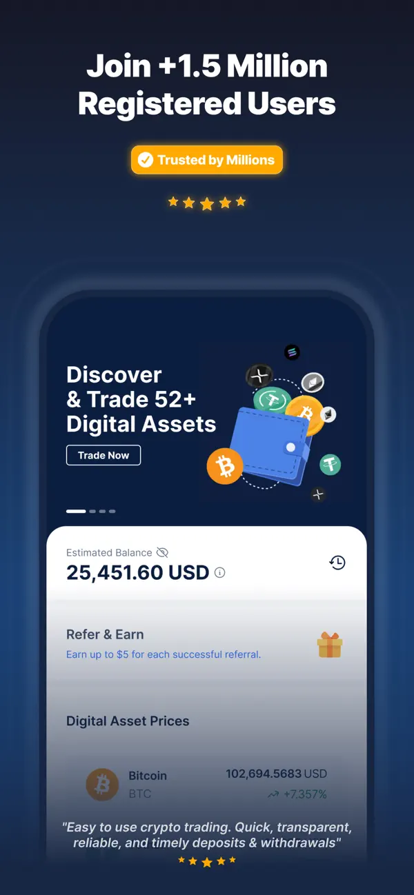 Screenshot #2 pour CoinMENA: Buy Bitcoin Now