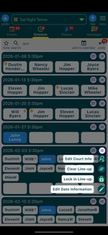 My Tennis Contract screenshot