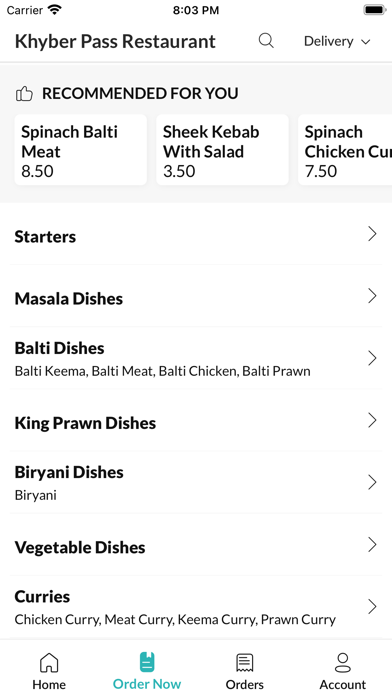 Screenshot #3 pour Khyber Pass Restaurant