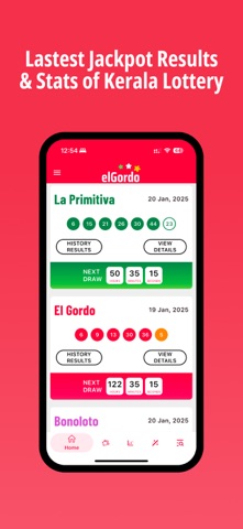 elGordo Lottery Online iPhone screenshot