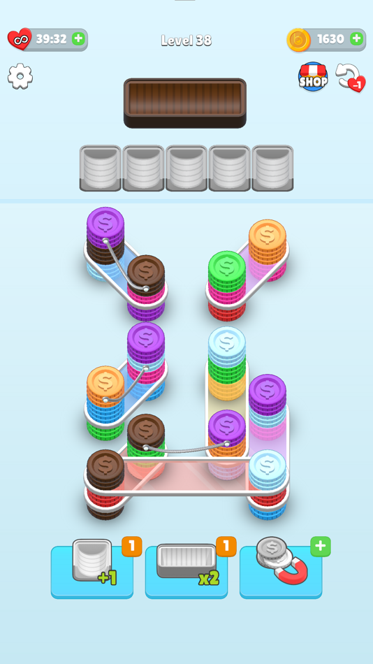 #4. Coin Pile 3D (iOS) 来自: Brew Games