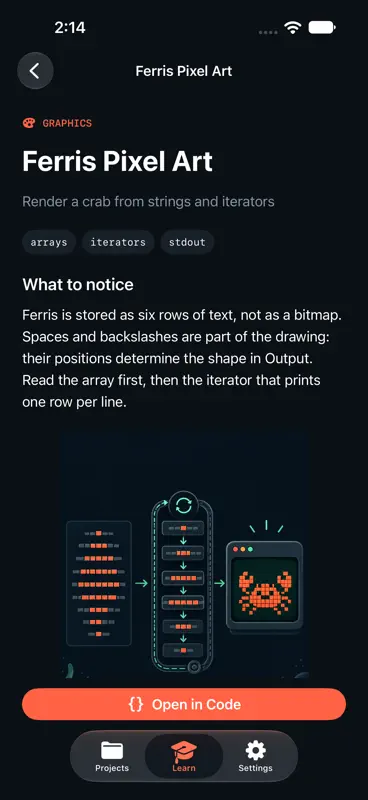 Crabrix: Rust Compiler screenshot 5 of 10