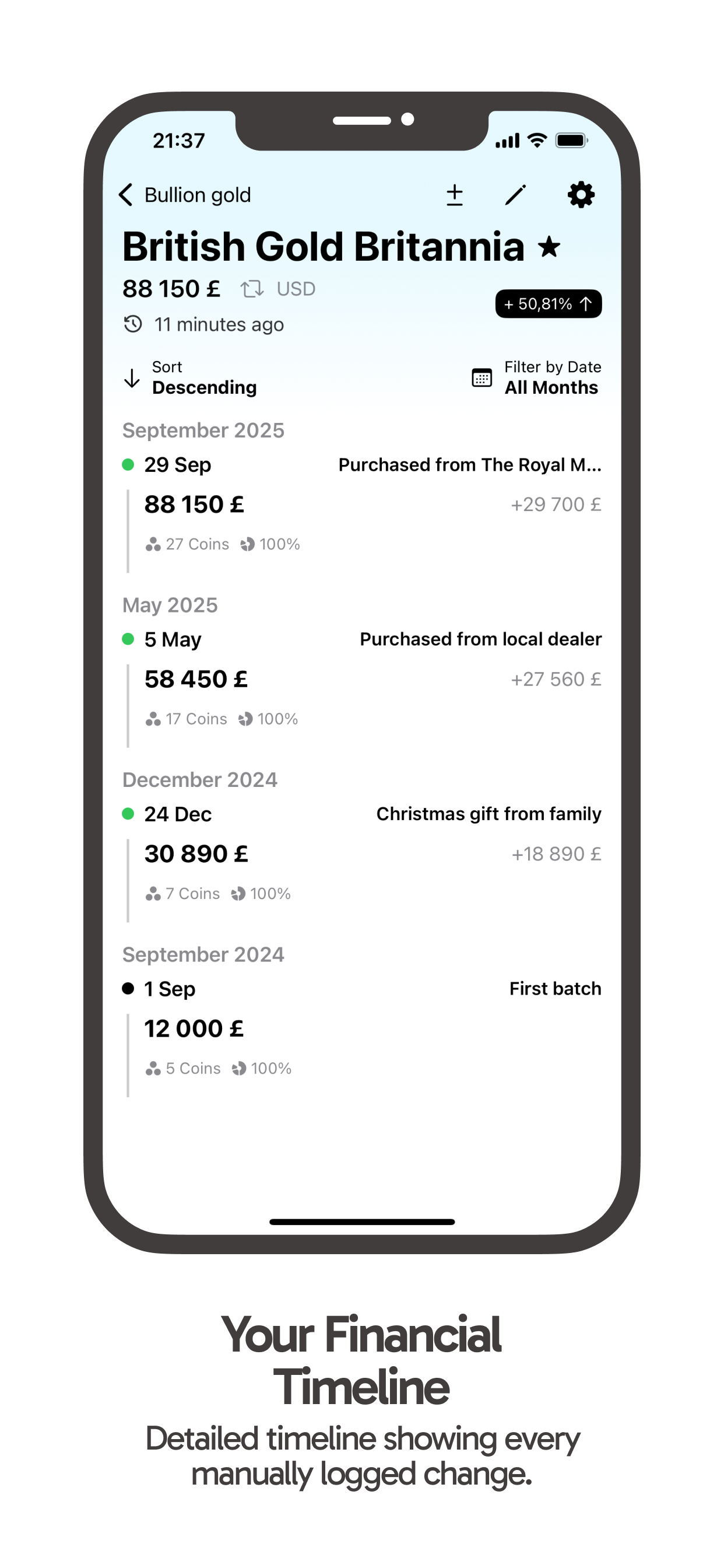 Worthfolio: Net Worth Manager screenshot 6