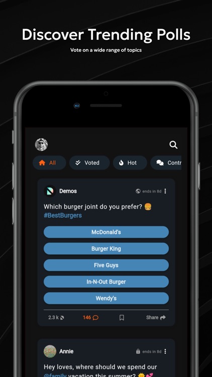 Demos: Polls, Debate, Contests screenshot-3