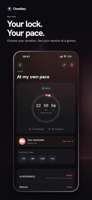 Chastikey: Chastity & AI screenshot 1