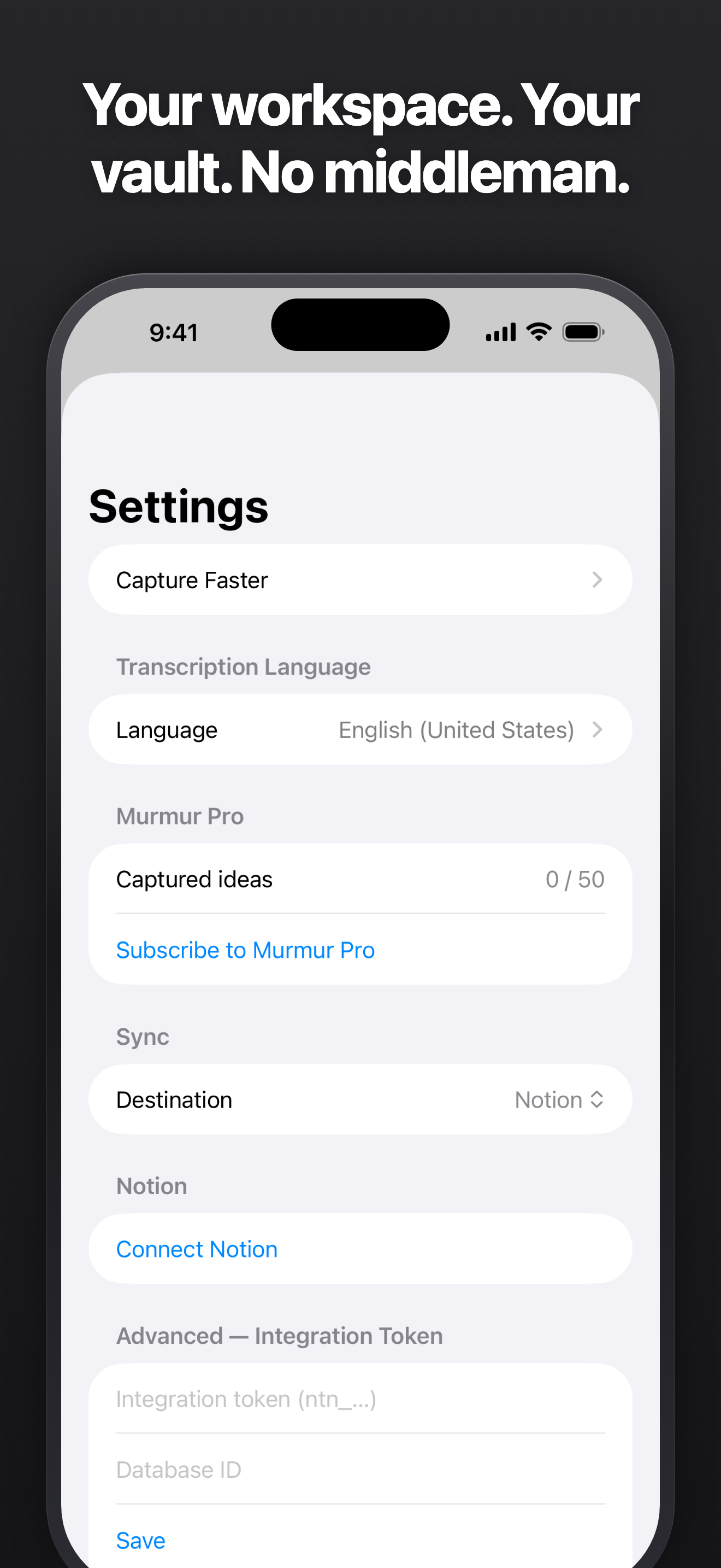Murmur: Capture Every Idea screenshot 3