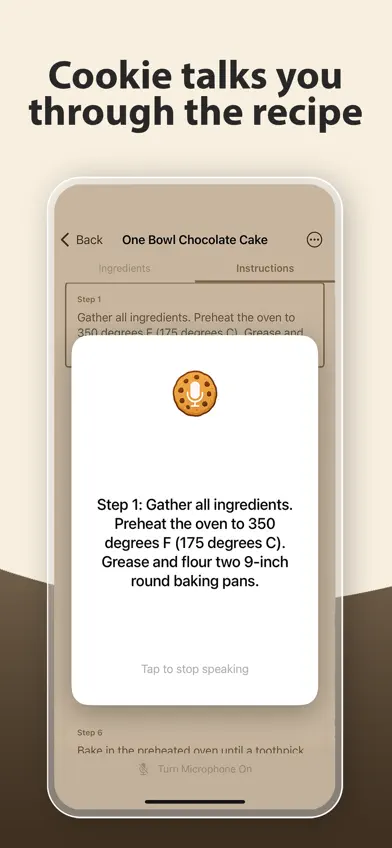 Cookie Voice Recipes screenshot 4