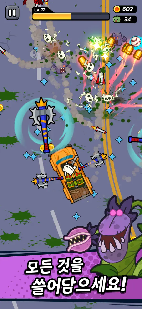 Crash Cat : Zombie Survivor iOS Mod IPA screenshot 2 - iOS game interface