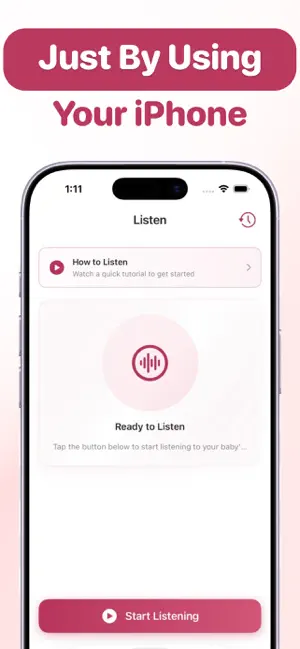 Pulsey: Baby Heartbeat Monitor iPhone screenshot 2