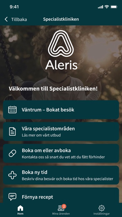 Aleris - vård i mobilen iPhone screenshot 2