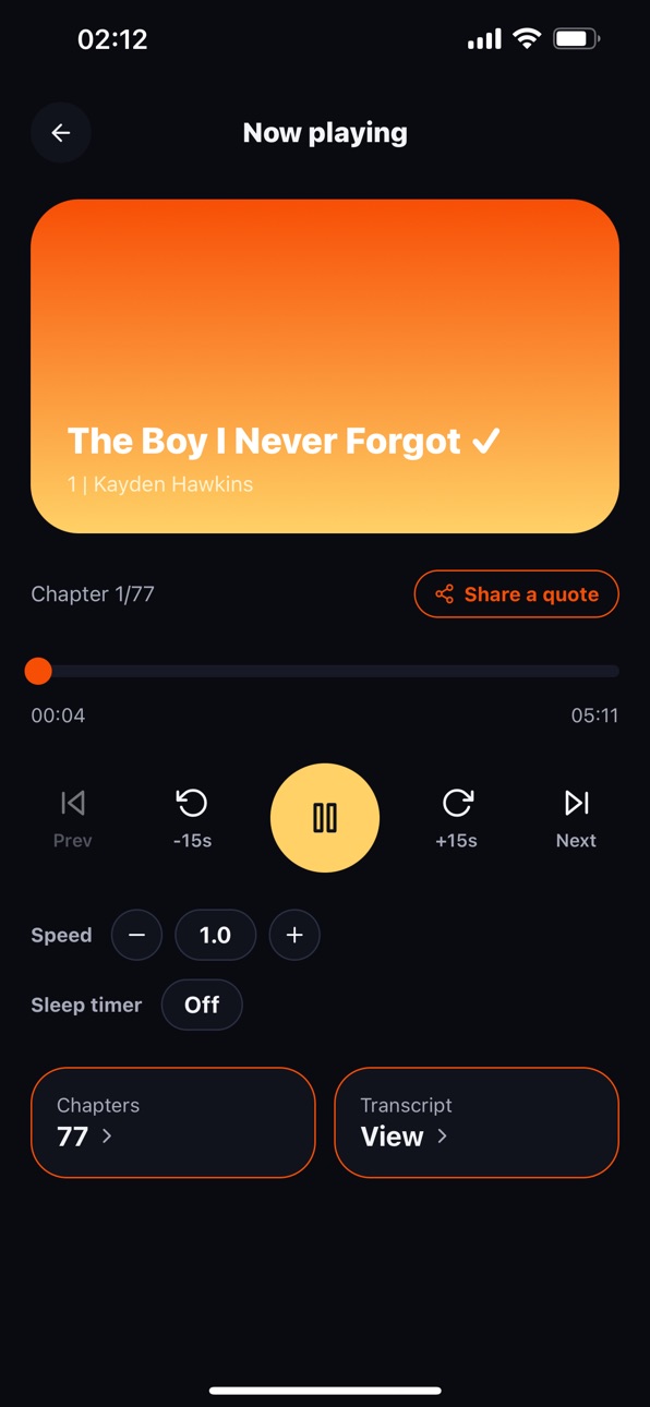 iPhone screenshot