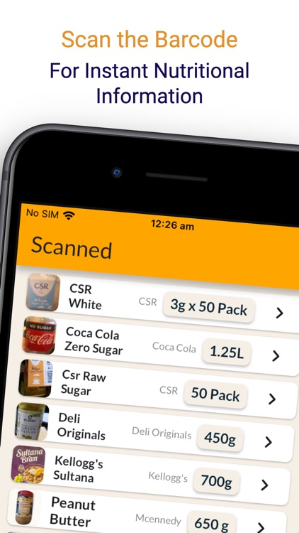 NutriScan: Know What You Eat