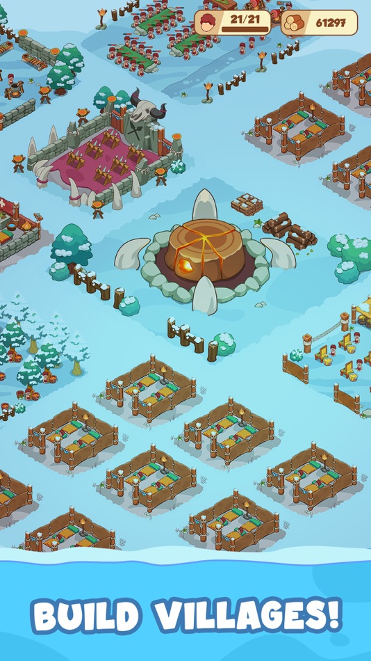 #3. Icy Village: Survival Idle (iOS) By: Unimob