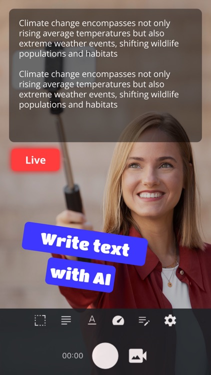 Teleprompter with AI screenshot-3