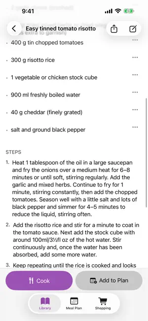 Ladle: Recipes & Meal Plan screenshot 3