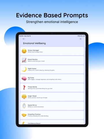 Vijo® EQ Secure Video Journal iPad screenshot