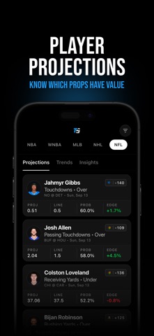 Toad Sports: Prop Pick Finder iPhone screenshot