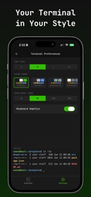 Pocketmux: Remote tmux access screenshot