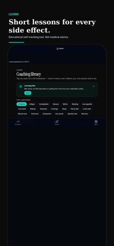 GLP BodyGuard: GLP-1 Tracker iPhone screenshot