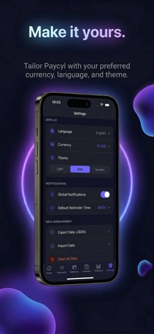 Paycyl: Subscriptions & Bills Screenshot 7 of 7