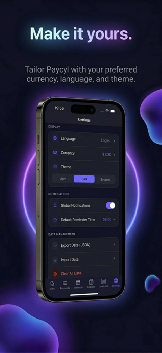 Paycyl: Subscriptions & Bills Screenshot 7 of 7