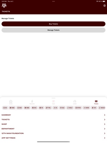 12th Man Mobile iPad screenshot 3