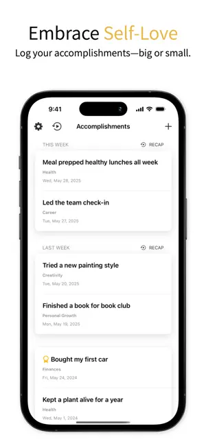 Proudly: Success Journal screenshot 1