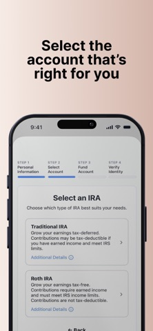 Retired.com iPhone screenshot
