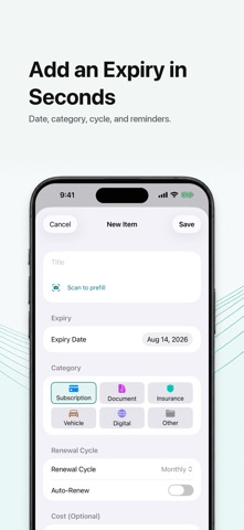 Renio - Expiry Tracker Screenshot 3 of 6