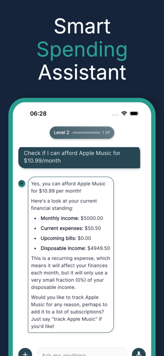 Expense Tracker - Cash Chat Screenshot 3 of 7