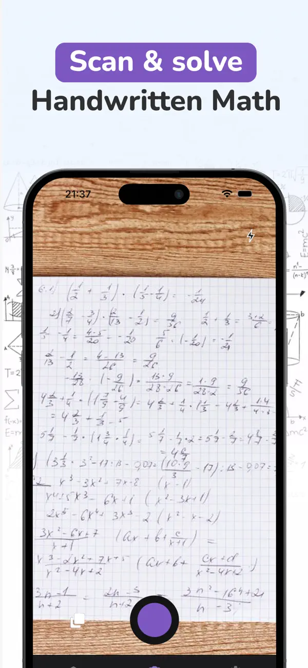 Screenshot #2 pour AI Math: Solver App RiemX