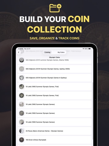 Coin Identifier AI - CoinPal iPad screenshot