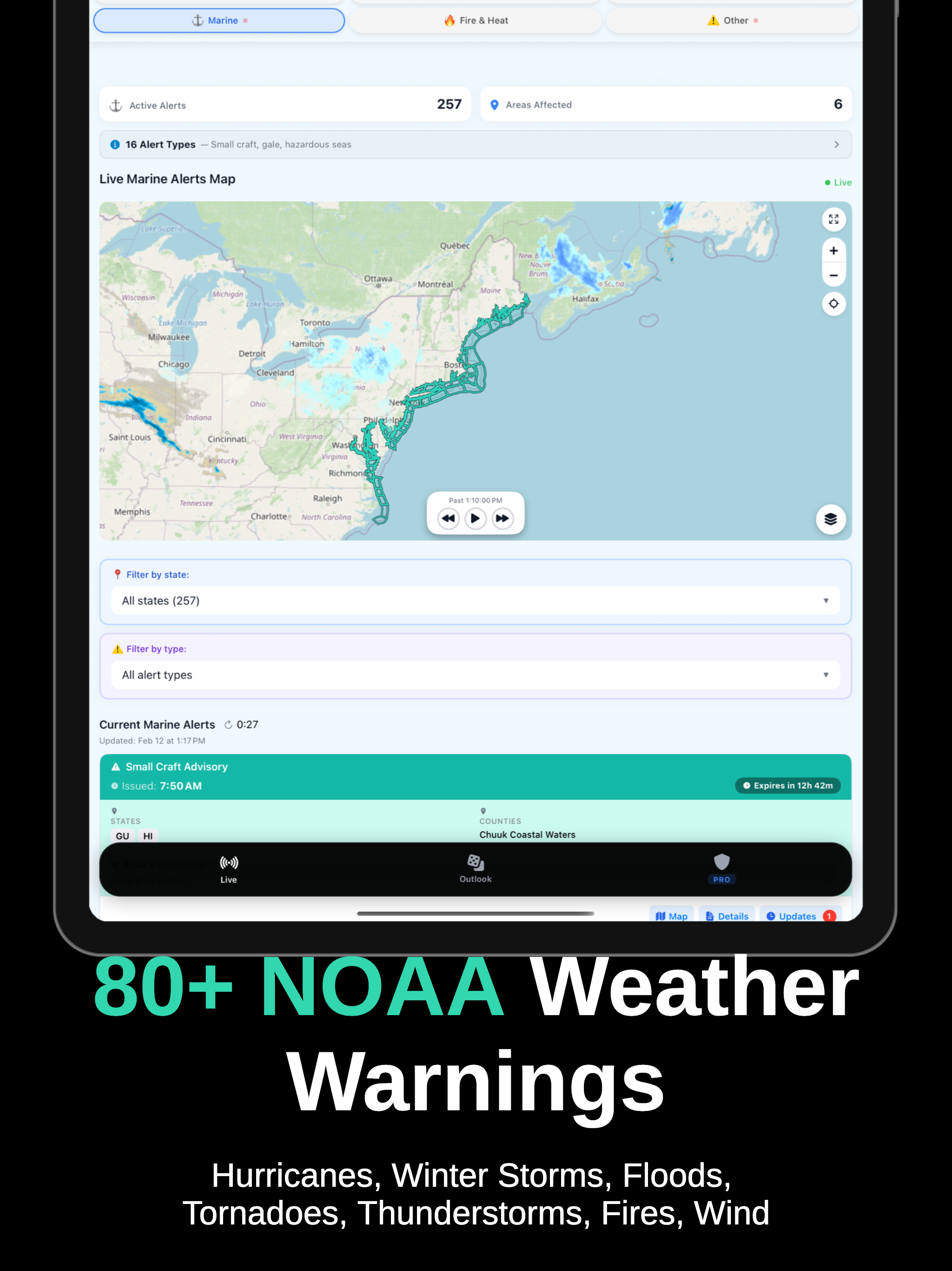 Weather Alerts by RidgeLabs screenshot 10
