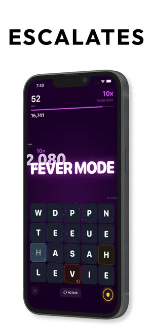 Wordorphin: Fast Word Game screenshot 1