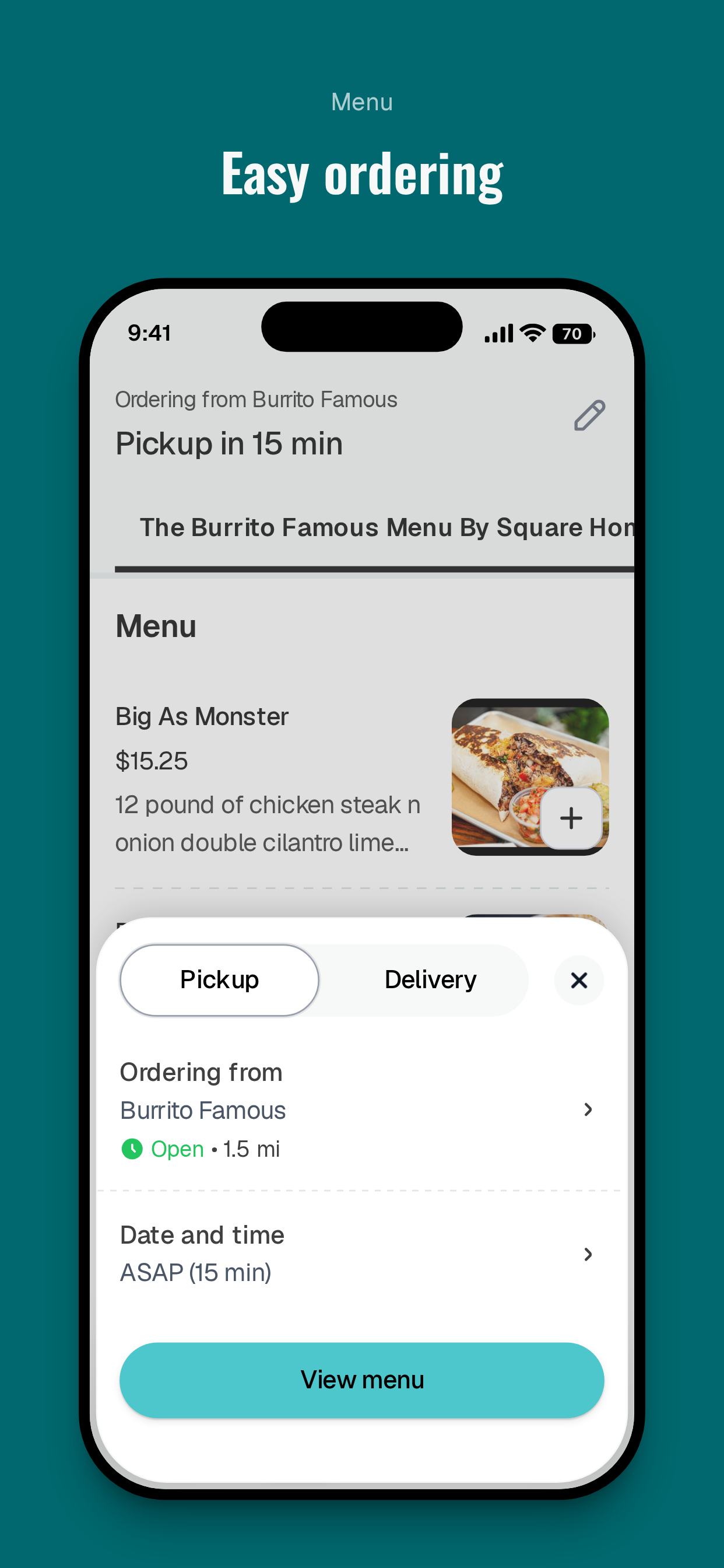 Burrito Famous To Go screenshot 3
