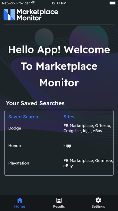 Marketplace Monitor Screenshot