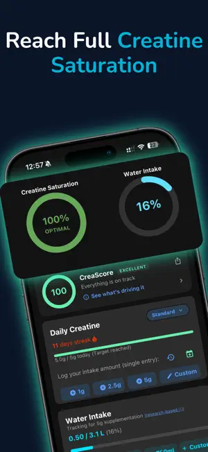 CreaTrack: Creatine Tracker screenshot 2
