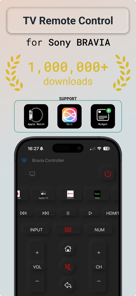 Bravia Controller for Sony TV - Utilities App | MWM