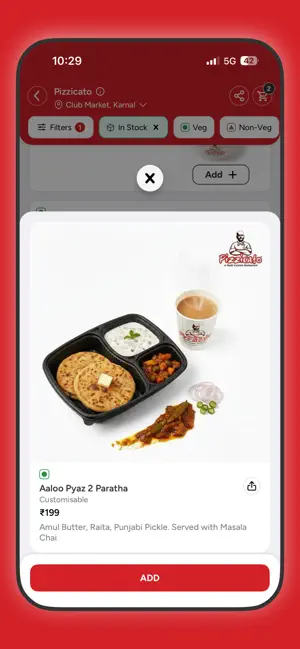 Pizzicato - Online Ordering screenshot 2