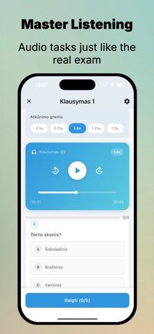 Lithuanian Exam Prep Screenshot 3 of 6