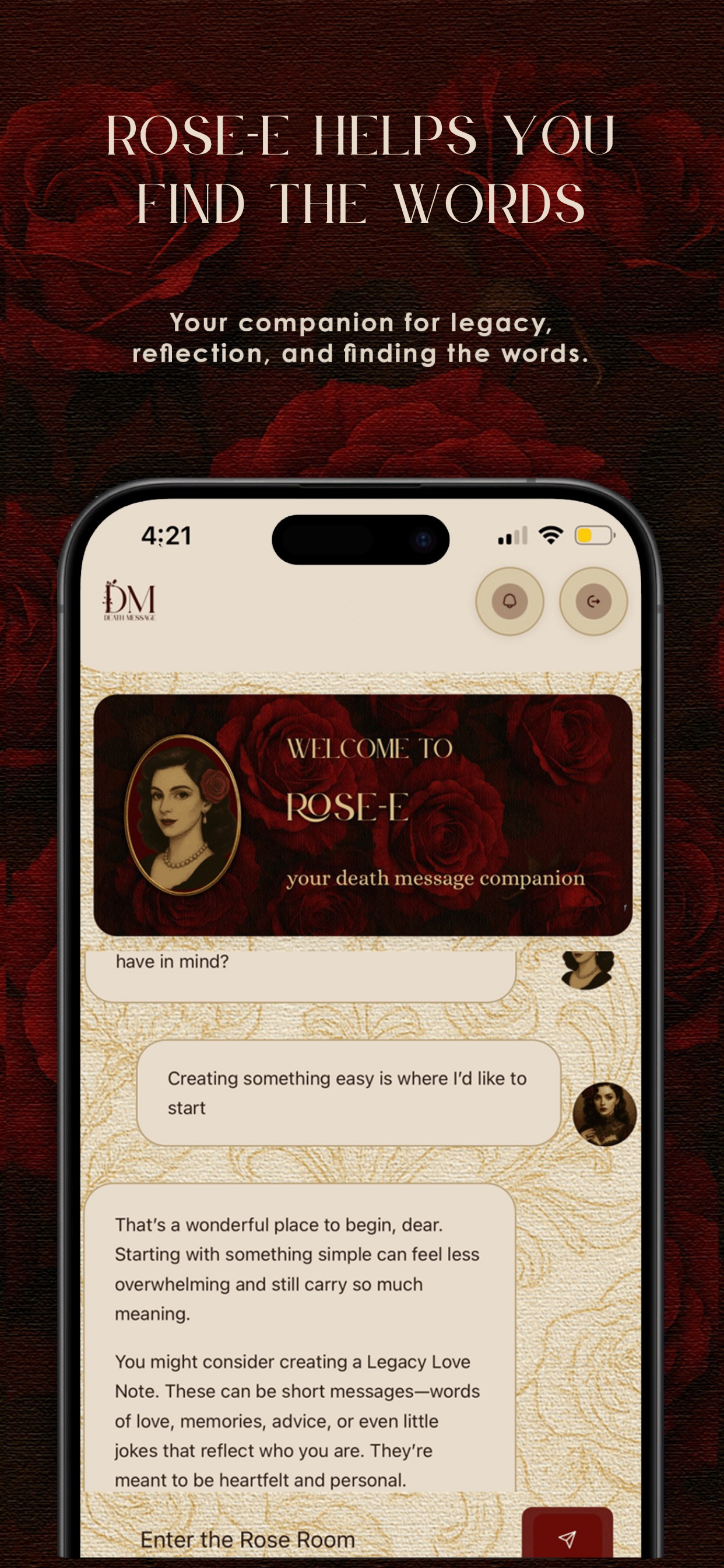 Death Message: Legacy Builder