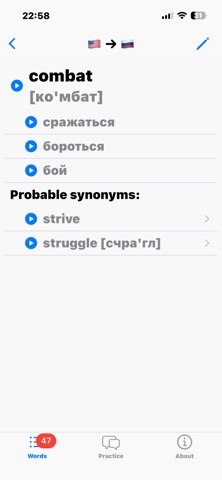 Words Memorizer screenshot