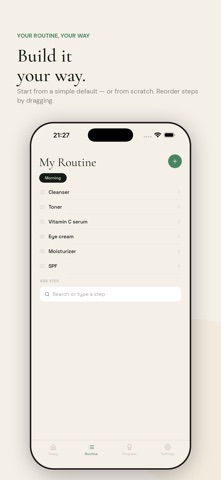 Sejr: Skincare Tracker Screenshot 4 of 8