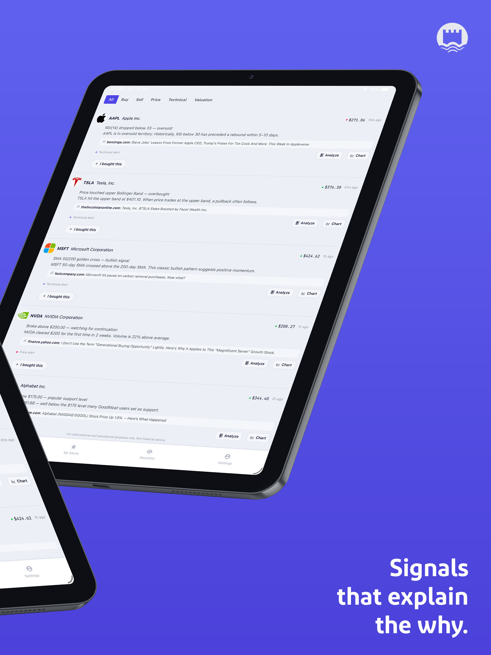 GoodMoat Stock Signals screenshot 10