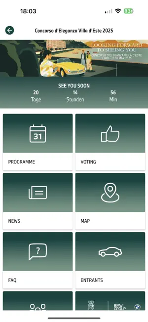 Concorso dEleganza Villa dEste screenshot 2
