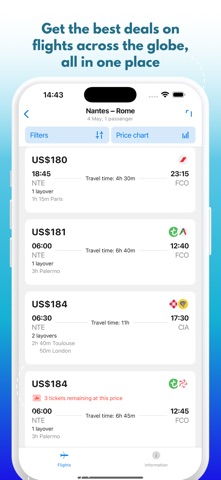 Cheap Search Flight Booking Screenshot 3 of 7