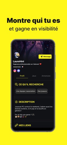 Mately – Joueurs & Team Esport iPhone screenshot 2