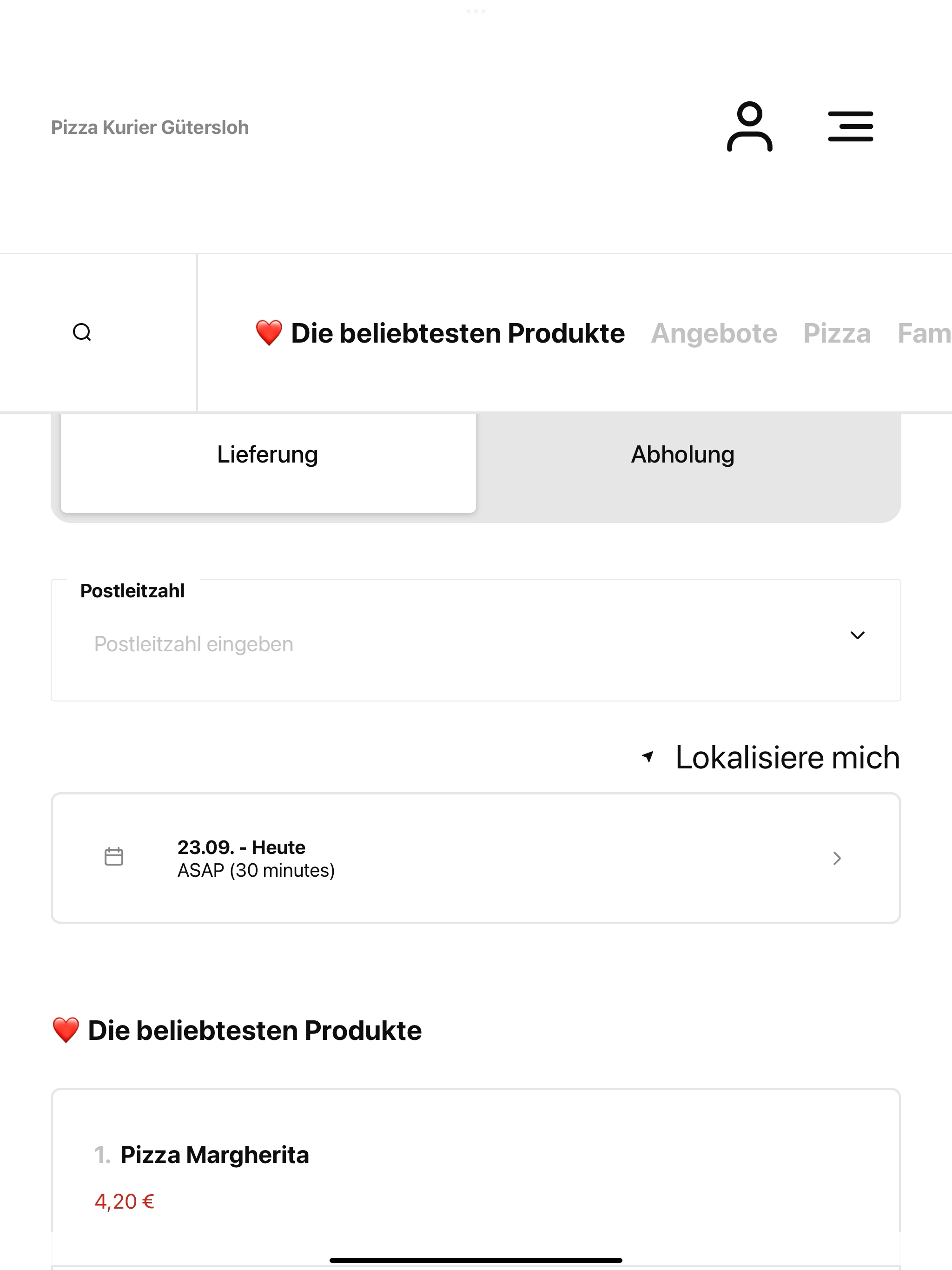 Pizza Kurier Gütersloh DE screenshot 7
