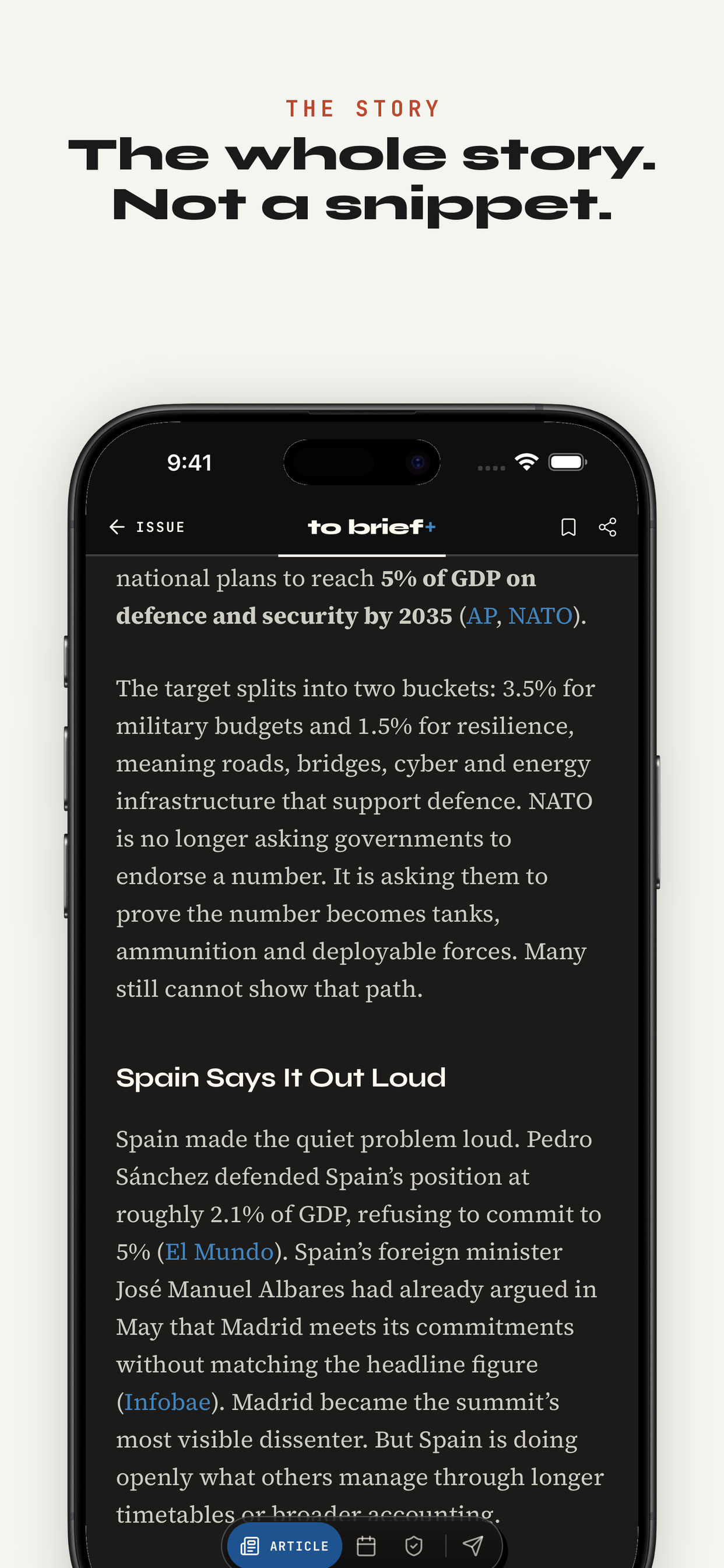 To Brief screenshot 6